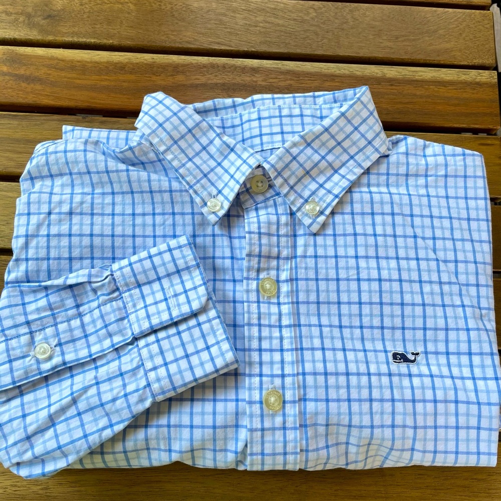 Vineyard Vines youth boys long sleeve button down